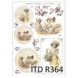 Ριζόχαρτο ITD Κυρίες Εποχής- 29.7x21cm