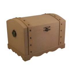 Σεντούκι MDF Medium 36x26x25cm για Decoupage & Χειροτεχνίες