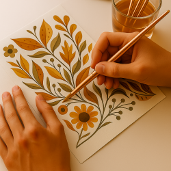 Σετ 4 Πινέλα Crafter's Choice Pro Rose Gold – Royal & Langnickel