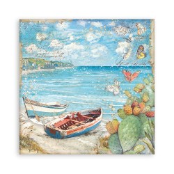 Εικόνα των χαρτιών scrapbooking Blue Dream από τον Paco Nunez - Διαστάσεις 30.5x30.5cm, βάρος 190gr