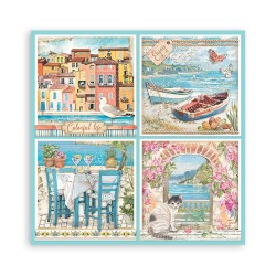 Εικόνα των χαρτιών scrapbooking Blue Dream από τον Paco Nunez - Διαστάσεις 30.5x30.5cm, βάρος 190gr
