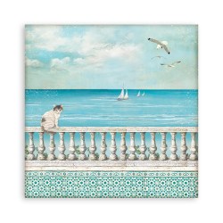 Εικόνα των χαρτιών scrapbooking Blue Dream από τον Paco Nunez - Διαστάσεις 30.5x30.5cm, βάρος 190gr
