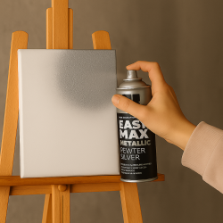 Χρώμα σε Spray 400ml Easy Max Metallic - No900 Pewter Silver