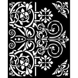 Mix Media Stencil Magic Forest Door Elements 25x20cm - Stamperia