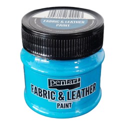 Χρώμα Δέρματος και υφάσματος 50 ml Pentart - Turquoise Blue