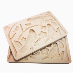 Καλούπι σιλικόνης Birds - Branches 19×12.5cm