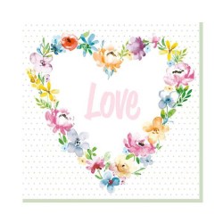 Χαρτοπετσέτα για Decoupage 33x33cm Blossom Love - 1 τεμ.