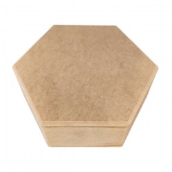 MDF κουτί Εξάγωνο 16.8cm