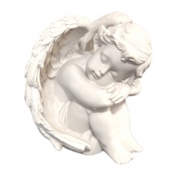 Αγγελάκι κεραμικό Λευκό 120x120x85mm