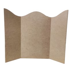 Τρίπτυχη Πλακέτα MDF 300x210mm για εικόνα A4