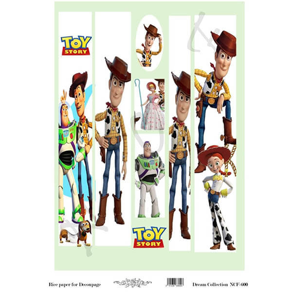 Ριζόχαρτο για Λαμπάδα Παιδικό Toy Story Α3