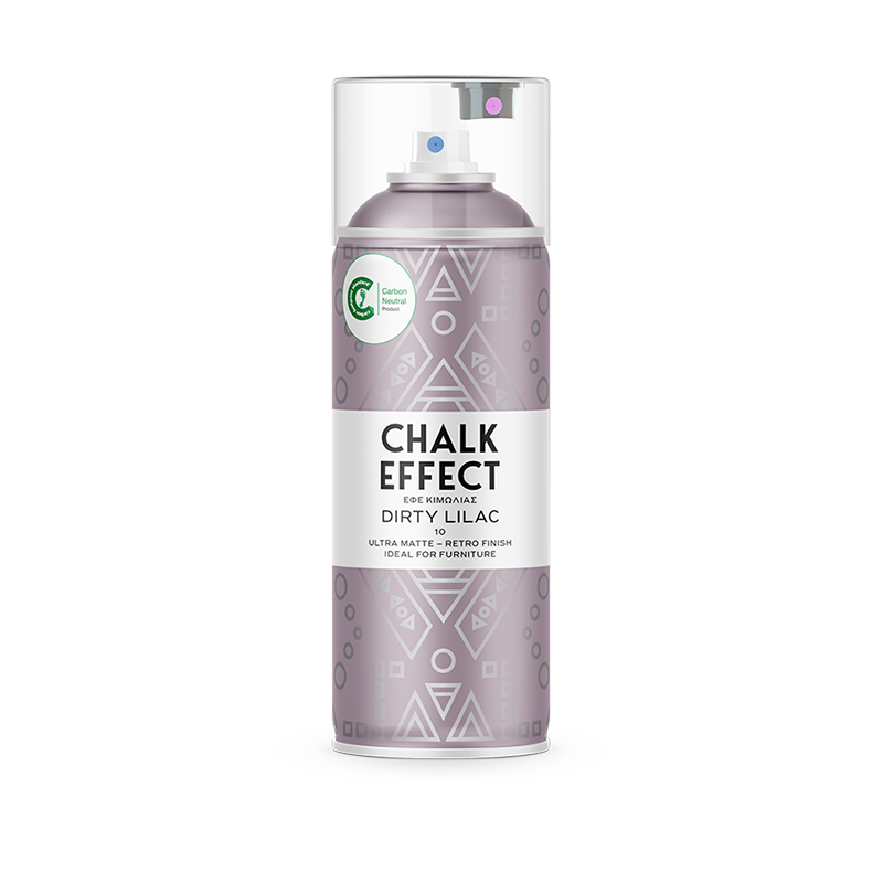 Χρώμα Spray Chalk Effect No10 Dirty Lilac – 400ml | Ματ Απόχρωση Κιμωλίας
