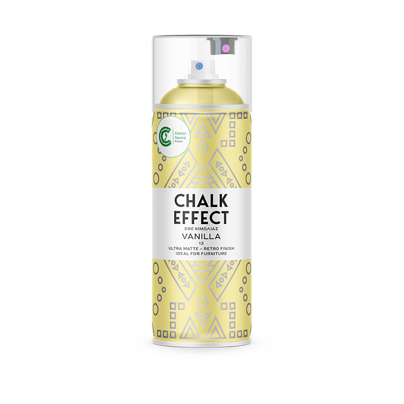 Χρώμα Spray Chalk Effect No13 Vanilla – 400ml | Ματ Απόχρωση Κιμωλίας