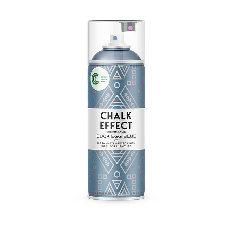 Χρώμα Spray Chalk Effect No7 Duck Egg Blue – 400ml | Ματ Απόχρωση Κιμωλίας