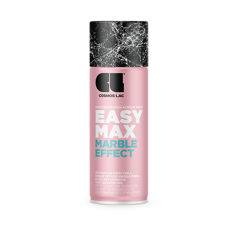 Χρώμα Spray Marble Effect – Easy Max No920 White 400ml