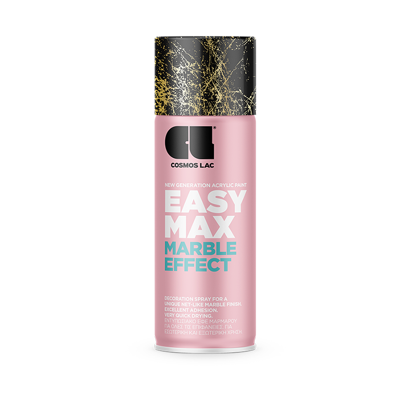 Χρώμα Spray Marble Effect – Easy Max No922 Gold 400ml