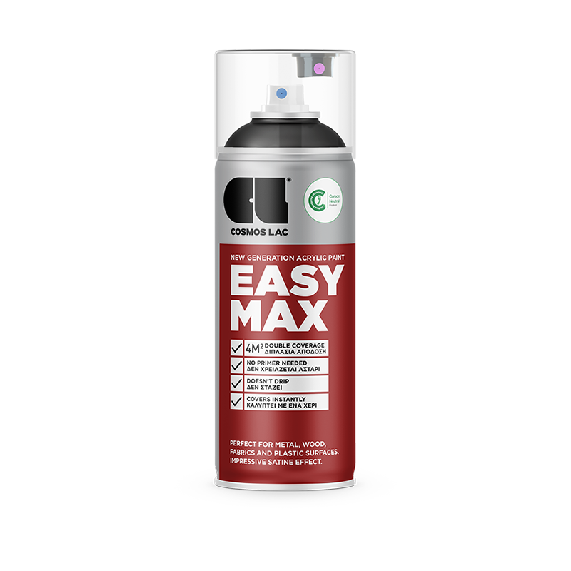 Χρώμα Spray Easy Max RAL 9005 – No803 Black 400ml