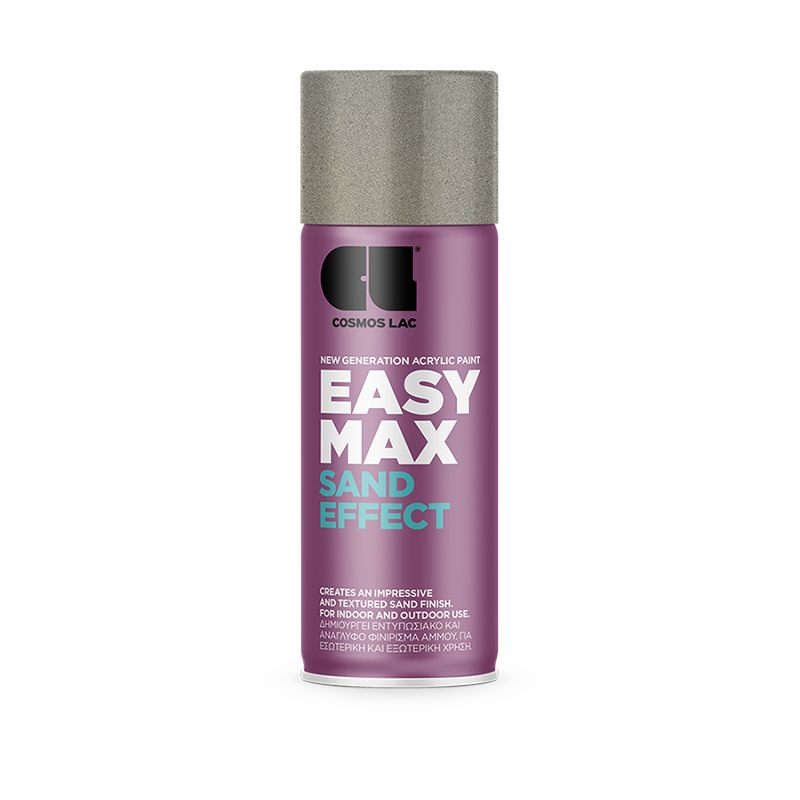 Χρώμα σε Spray 400ml Easy Max Sand Effect - No941 Grey
