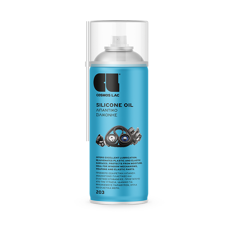 Λάδι Σιλικόνης σε Spray 400ml – Silicone Oil No203