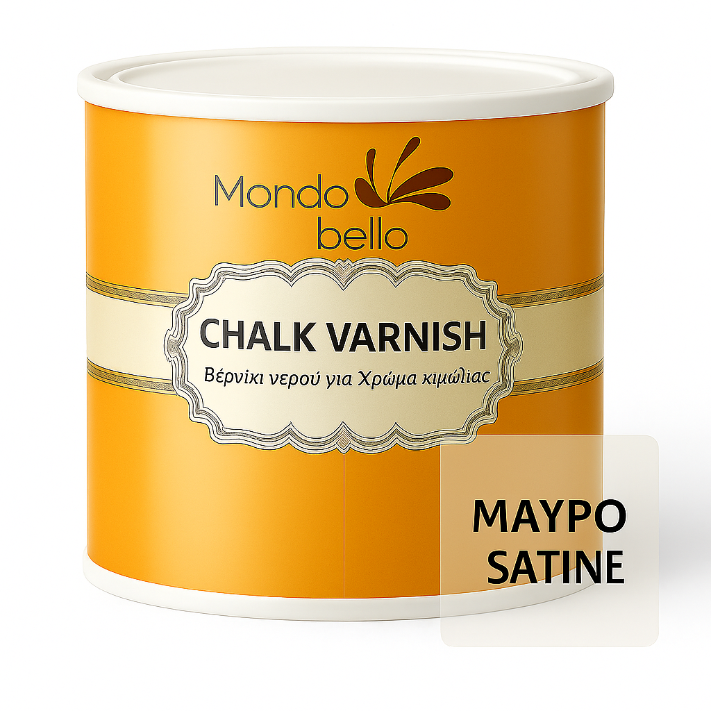 Βερνίκι Νερού Μαύρο Satine 375ml για Χρώμα Κιμωλίας