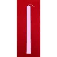 Λαμπάδες Ροζ Πλακέ 32 cm