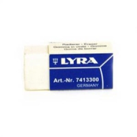 Γόμα LYRA mini Λευκή 42x18x11mm