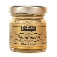 Φύλλο χρυσού Yγρό Pentart Liquid metal - Antique Gold 30ml