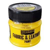 Χρώμα Δέρματος και υφάσματος 50 ml Pentart - Yellow