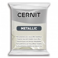 Πολυμέρικος πηλός Cernit Metallic 56gr No.080 Χρώμα Ασημί