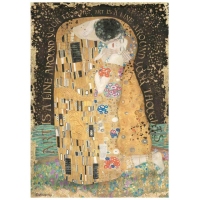Ριζόχαρτο Klimt The Kiss A4 Stamperia