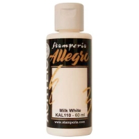 Ακρυλικά Χρώματα Allegro Milk White 59ml Stamperia