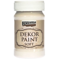 Dekor Soft Paint 100ml Pentart - Cream White