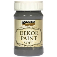 Dekor Soft Paint 100ml Pentart - Graphit Gray