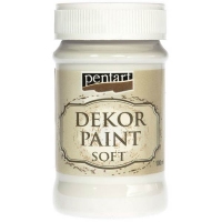 Dekor Soft Paint 100ml Pentart - White