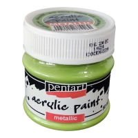 Metallic Paint 50ml Pentart  - Light Green