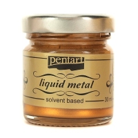 Φύλλο χρυσού Yγρό Pentart Liquid metal 30ml - Bronze