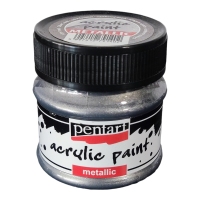 Metallic Paint 50ml Pentart  - Silver Touch