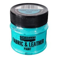 Χρώμα Δέρματος και υφάσματος 50 ml Pentart - Turquoise Green